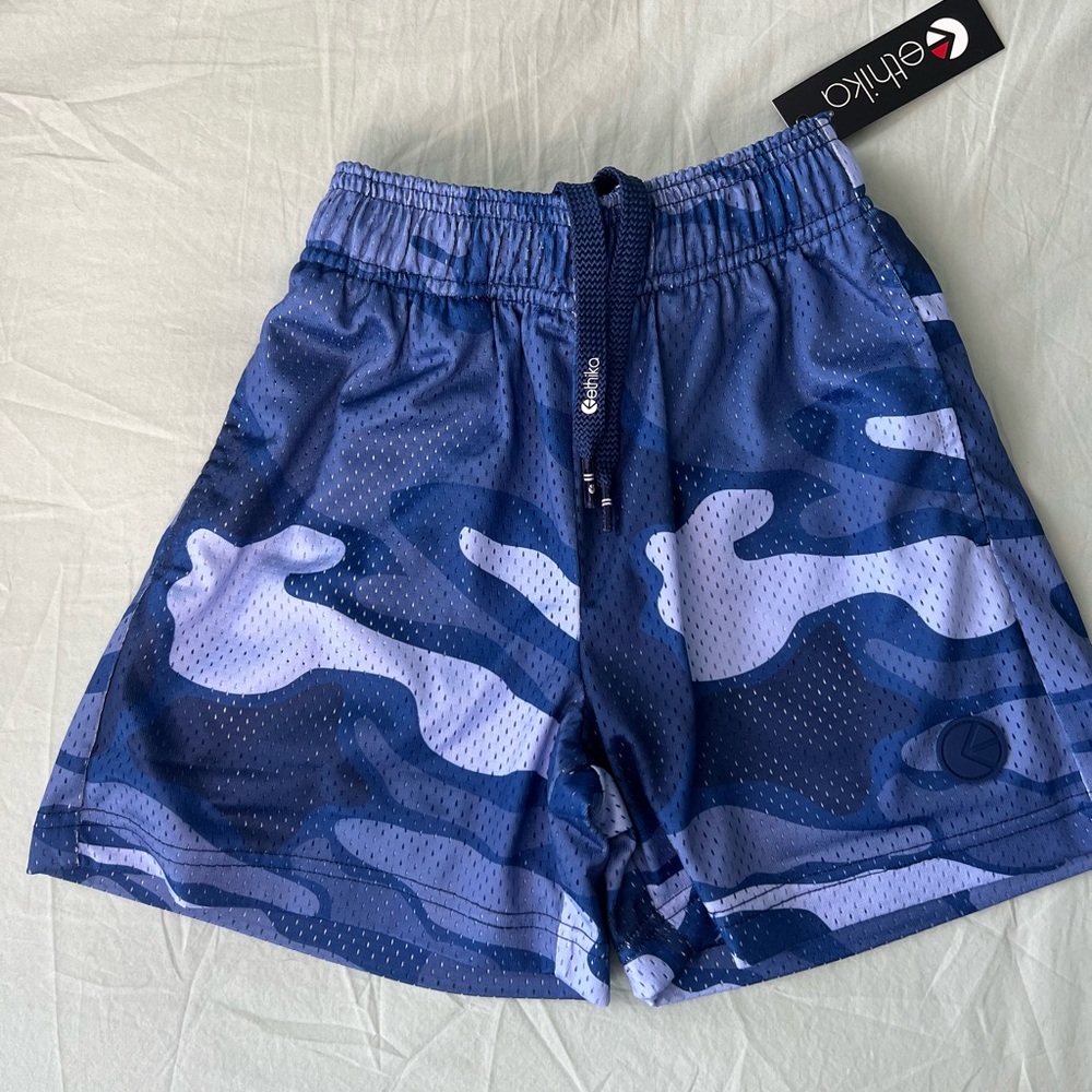 Ethika Boys Blue Camo Shorts